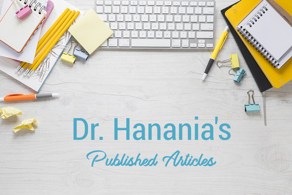 Dr. Hanna Hanania - Published Articles | Blog